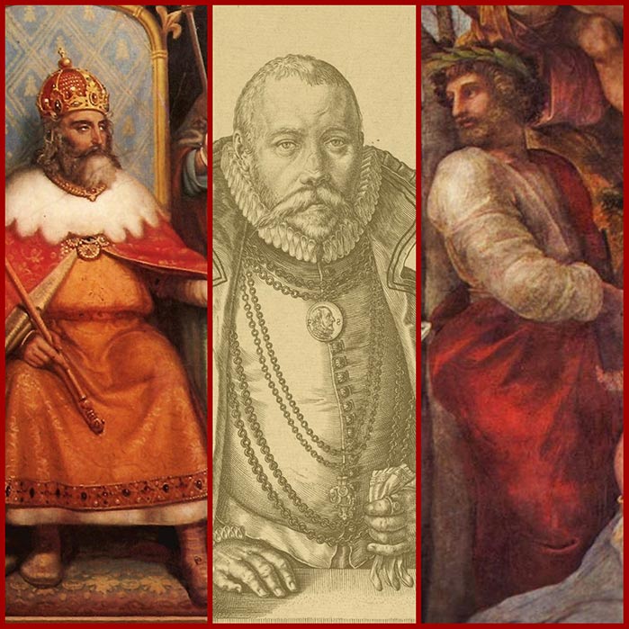 Charlemagne, Tycho Brahe and Ennius
